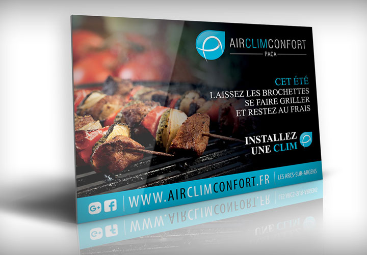 création de flyers dans le var