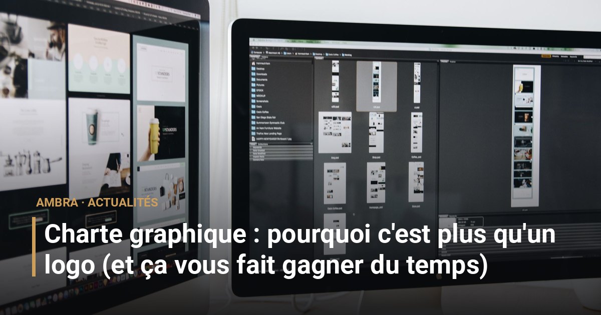 Charte graphique : pourquoi c'est plus qu'un logo (et ça vous fait gagner du temps)