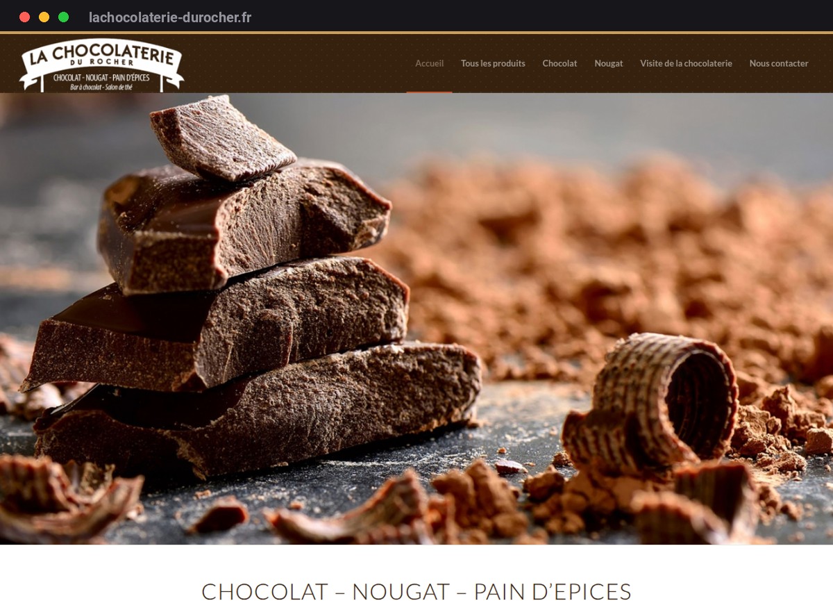 Réalisation Ambra · Chocolaterie du Rocher