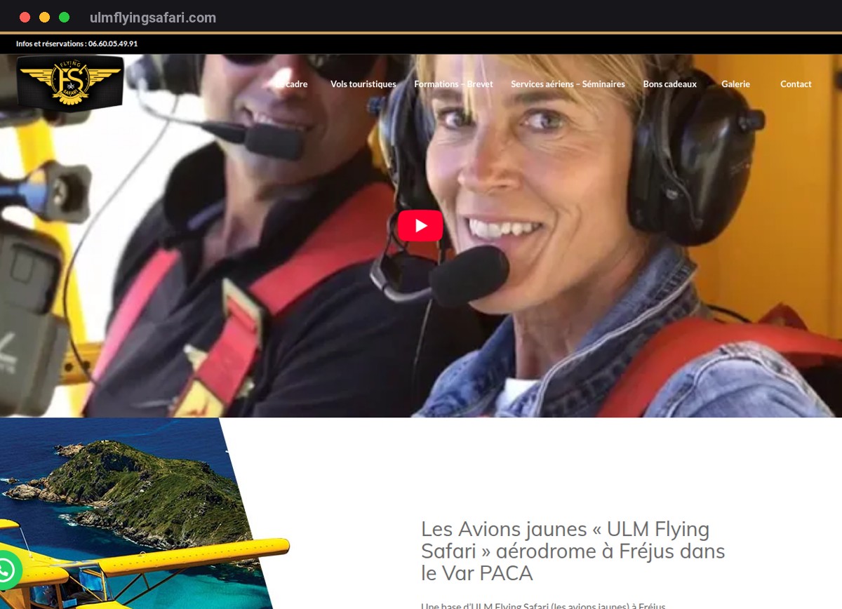 Réalisation Ambra · Flying Safari