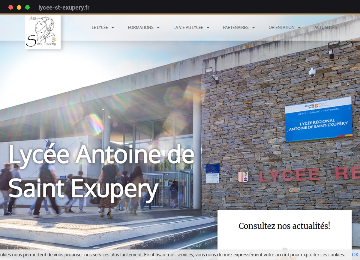 Réalisation Ambra · Lycée Saint-Exupéry