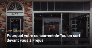 Pourquoi votre concurrent de Toulon sort devant vous à Fréjus
