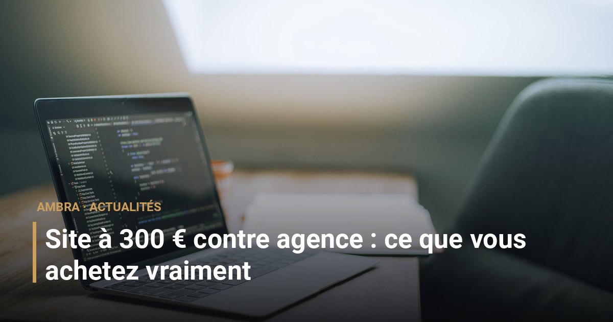 Site à 300 € contre agence : ce que vous achetez vraiment